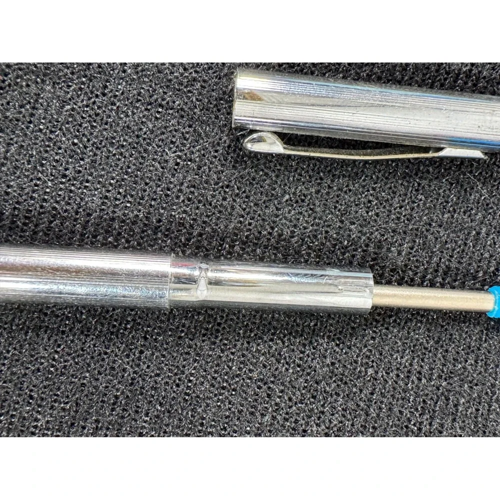 Vintage Cross Century Chrome Ballpoint Pen Made in USA Silver Twist needs refill